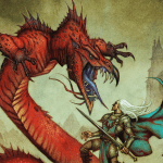 Portada del bestiario de Dragonbane ilustrada por Johan Egerkrans, edición de Free League en castellano por Devir