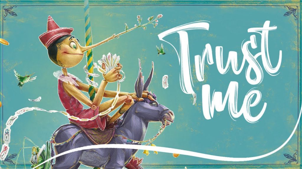 Trust Me, juego de mesa de la editorial Thundergryph traducido al español por Juan P. Betanzos.