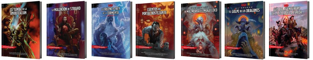 Traducciones al español de Dungeons & Dragons por Juan P. Betanzos: La Tumba de la Aniquilación, La Maldición de Strahd, El Trueno del Rey de la Tormenta, Cuentos del Portal Bostezante, Waterdeep La Mazmorra del Mago Loco, Waterdeep El Golpe de los Dragones y Guía del Aventurero de la Costa de la Espada.