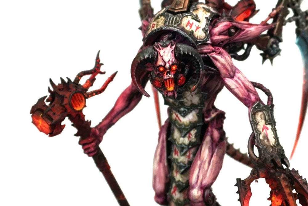 Vashtorr the Arkifane pintado por Jorge Cuairan para Warhammer 40.000